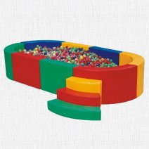 130x90x40 Oval Sünger Top Havuzu SE-154