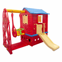 Ev İki Kapılı Kaydıraklı Salıncaklı SE–309